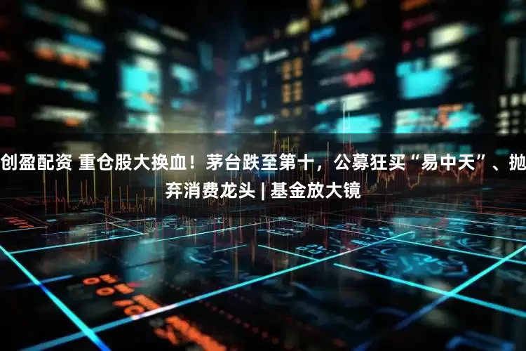 创盈配资 重仓股大换血！茅台跌至第十，公募狂买“易中天”、抛弃消费龙头 | 基金放大镜